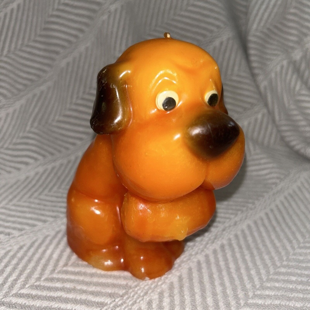 Saint Bernard Candle 10 Inches tall‎ Vintage Never used Out Of The Ordinary C1